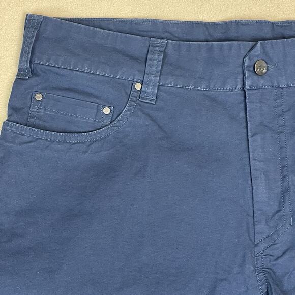 Rab Shorts Mens 36 Blue Performance Stretch Mid Rise Zipper Fly Hiking Outdoor - Picture 3 of 13